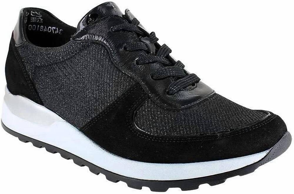 NEW WALDLAUFER women's nila lace-up shoes in black